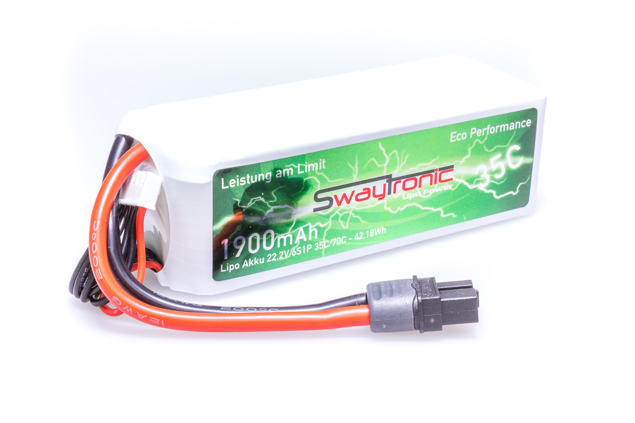 SWAYTRONIC LiPo 6S 22.2V 1900mAh 35C/70C XT60