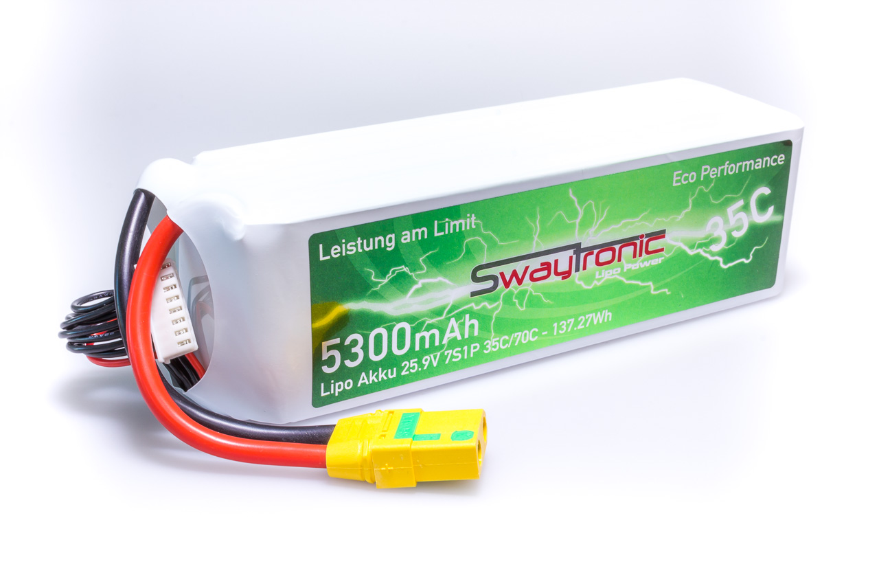 SWAYTRONIC LiPo 7S 25.9V 5300mAh 35C/70C XT90S