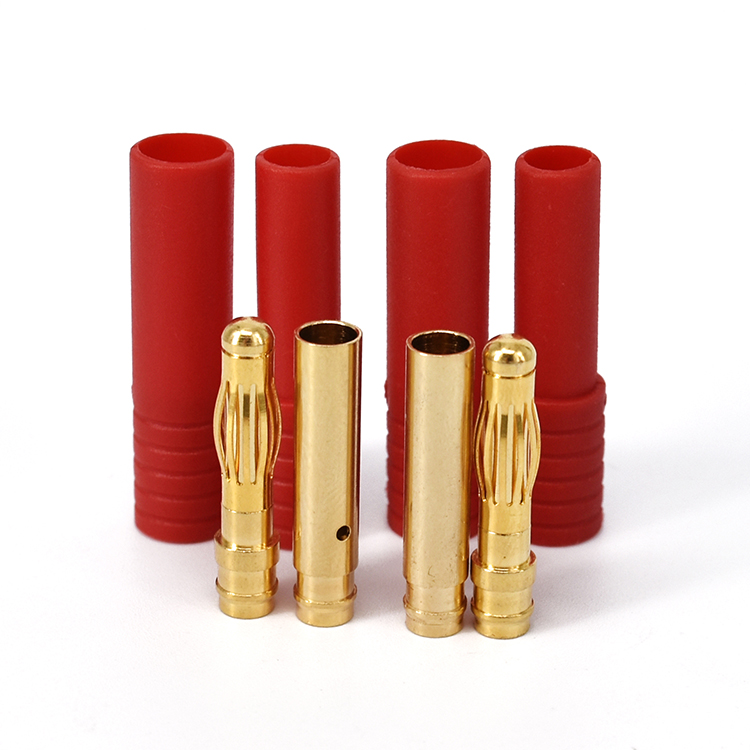 LiPo connector system HXT4.0 gold-plated - 5 pair