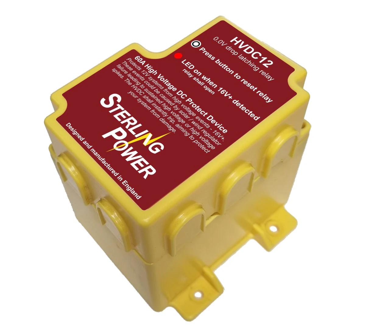Sterling Power - Hochspannungsschutzgerät für 12V Batterien